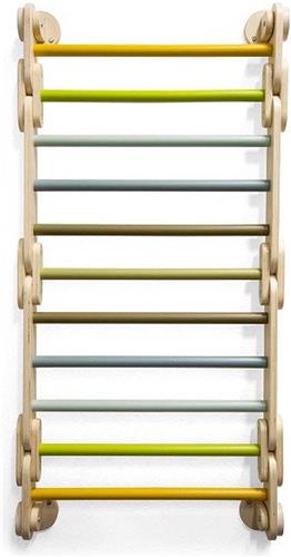 Small Foot - Houten Klimrek 2in1 Driehoek en Wandrek Adventure