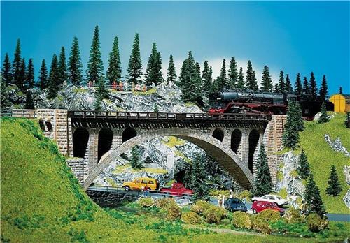 Faller - Stenen boogbrug - modelbouwsets, hobbybouwspeelgoed voor kinderen, modelverf en accessoires