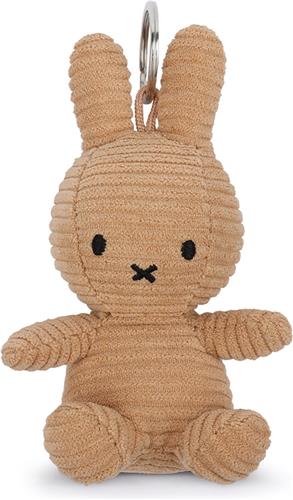 Nijntje Sleutelhanger ECO Corduroy Beige 10 cm - Knuffel Beige