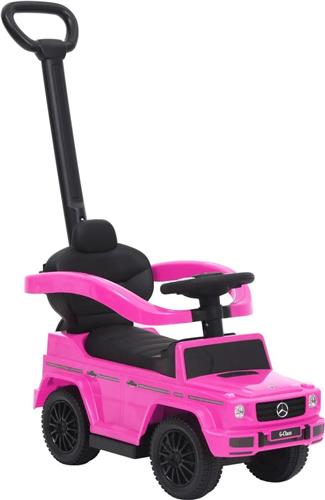vidaXL Duw-loopauto Mercedes Benz G63 roze