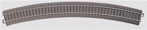 H0 Märklin C-rails (met ballastbed) 24530 Gebogen rails 30 ° Radius R5