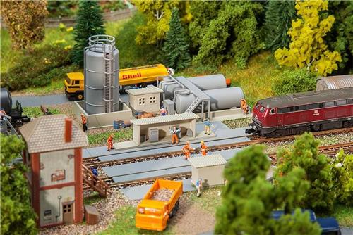 Faller - Olieopslag met dieselpomp - modelbouwsets, hobbybouwspeelgoed voor kinderen, modelverf en accessoires