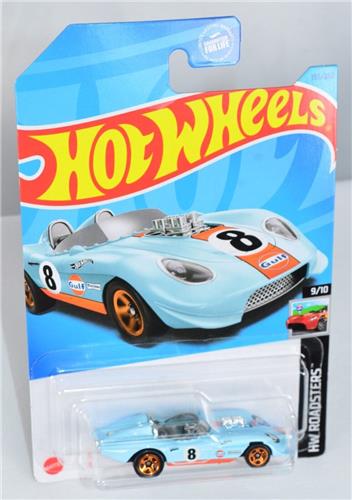 HOT WHEELS GLORY CHASER ROADSTER 155/250 GULF RACING HW ROADSTERS 9/10