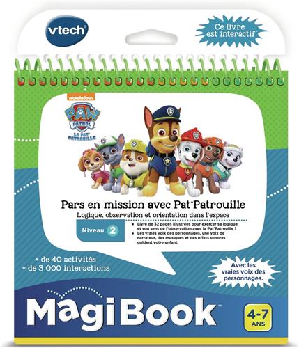 VTECH - Magibook Interactive Book - Ga op een missie met Pat 'Patrouille