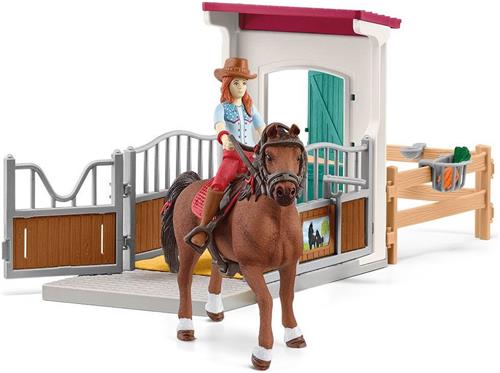 Schleich Horsebox with Hannah en Cayenne.