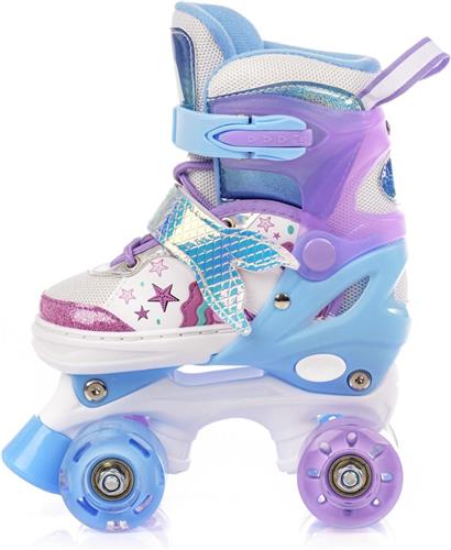 Equivera Rolschaatsen Meisjes - Skeelers Meisjes - Rolschaatsen Kinderen - Cadeautip voor uw kind!