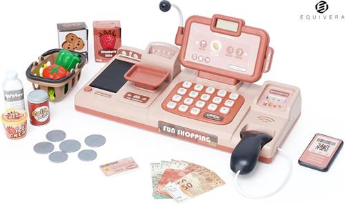 Equivera Speelgoed Kassa - Speelgoedkassa - Speelgoedkassa Kinderen - Cadeau voor Kinderen