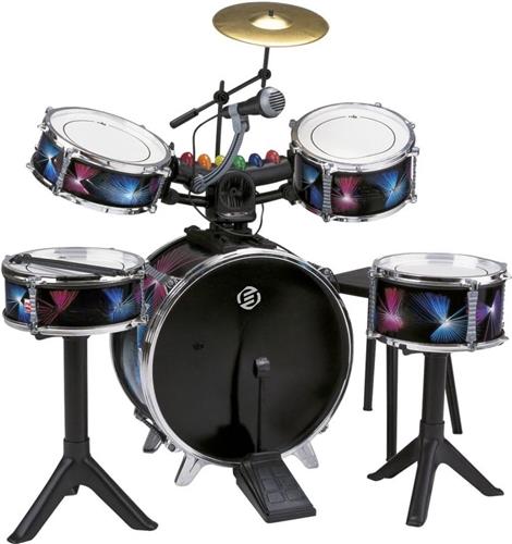 Equivera Kinder Drumstel - Drumstel voor Kinderen - Muziekinstrumenten - Kinderspeelgoed - Speelgoed Drumstel - Kinder Trommel - Kinder Drumstel Speelgoed - Kinderdrumstel - Peuter Drumstel - Cadeautip voor uw kind!