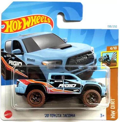 HOT WHEELS '20 TOYOTA TACOMA BILSTEIN BLUE 198/250 1:64 HW DIRT 4/10