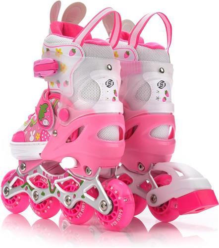 Equivera Rolschaatsen Meisjes - Skeelers Meisjes - Rolschaatsen Kinderen - Cadeautip voor uw kind!