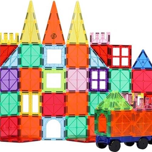 Equivera Magnetische Bouwstenen - Magnetische Bouwstenen - Magneet Bouwstenen - Magnetisch Speelgoed - Educatief Speelgoed - Constructie Speelgoed - Montessori Speelgoed