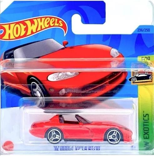 HOT WHEELS '92 DODGE VIPER RT/10 HW EXOTICS 9/10