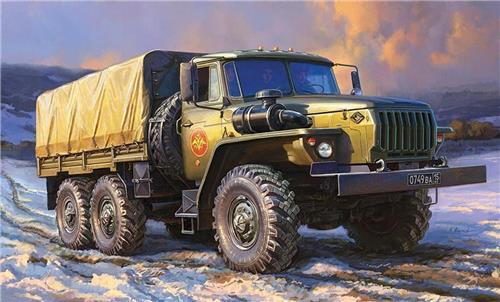 Zvezda - Ural 4320 Truck (Zve3654) - modelbouwsets, hobbybouwspeelgoed voor kinderen, modelverf en accessoires
