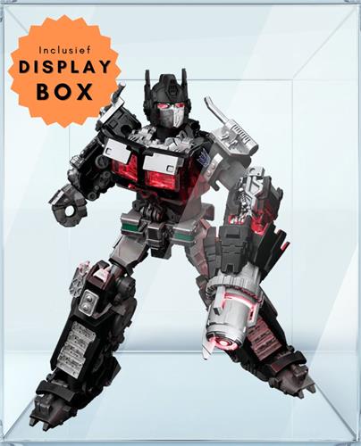 Hasbro - Transformers Black Nemesis Optimus Prime | Auto bots ops wars | Robot technic modelbouw | Gundam model kit | Speelgoed legacy star bouwpakket 6 | Bekend van manga & anime | Niet compatibel met lego of revell | Sinterklaas & Kerst cadeautjes