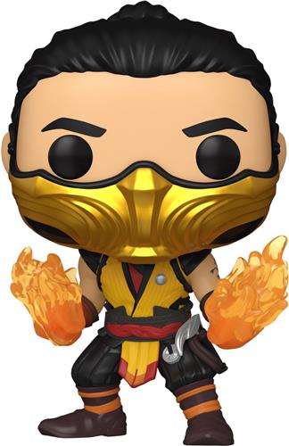 Mortal Kombat Scorpion Vinyl Figur 1021 Funko Pop! meerkleurig - PVC - Fan merch, Gaming
