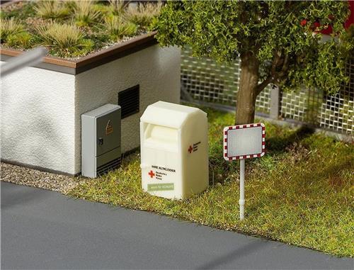 Faller - Textielcontainer - modelbouwsets, hobbybouwspeelgoed voor kinderen, modelverf en accessoires