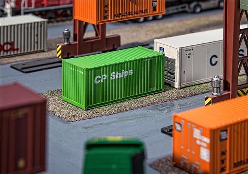 Faller - 20' Container CP Ships - modelbouwsets, hobbybouwspeelgoed voor kinderen, modelverf en accessoires