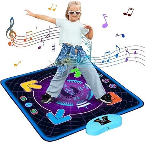Equivera Dansmat - Dansmat - Dansmat voor Kinderen - Muziekmat - Muziekmat voor Kinderen - Speelgoed voor Kinderen - Educatief Speelgoed