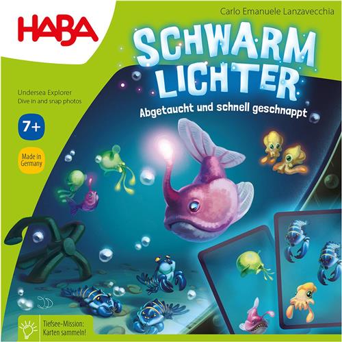Haba !!! Spiel - Schwarmlichter (Duits) = Frans 1307017003 - Nederlands 1307017004.