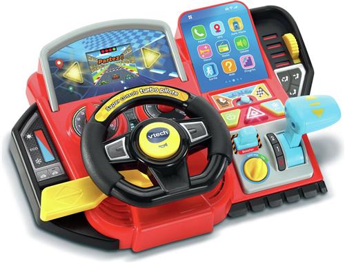 VTech Jouets Electroniques Educatifs SUPER CONSOLE TURBO PILOTE
