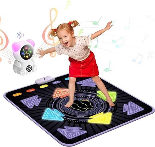 Equivera Dansmat - Dansmat - Dansmat voor Kinderen - Muziekmat - Muziekmat voor Kinderen - Speelgoed voor Kinderen - Educatief Speelgoed
