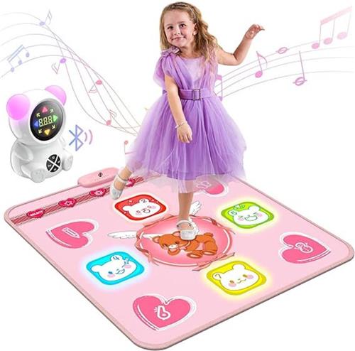 Equivera Dansmat - Dansmat - Dansmat voor Kinderen - Muziekmat - Muziekmat voor Kinderen - Speelgoed voor Kinderen - Educatief Speelgoed