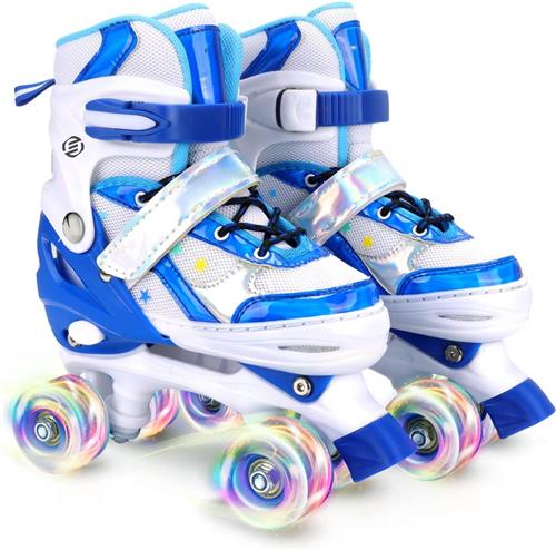 Equivera Rolschaatsen Meisjes - Skeelers Meisjes - Rolschaatsen Kinderen - Cadeautip voor uw kind!
