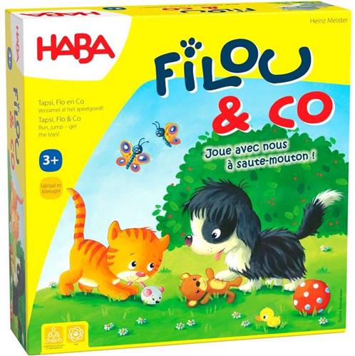 Haba !!! Jeu - Filou & Co (Frans) = Duits 1307024001 - Nederlands 1307024003.