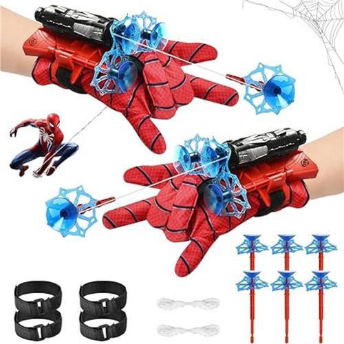 Equivera Webshooter Spiderman - Webshooter Spiderman - Webshooter - Spiderman Handschoen - Webshooter Handschoen - Speelgoed Handschoen
