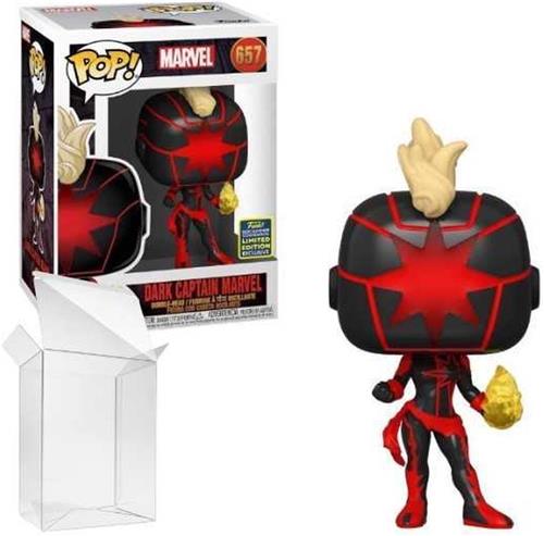 Funko Pop! Marvel: The marvels - Dark Captain Marvel #657 2020 Summer Convention Exclusive