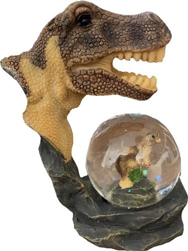 PIA Soft Toys - Dinosaurus T-rex Tyrannosaurus Rex - waterbal - 45 mm - Snowglobe
