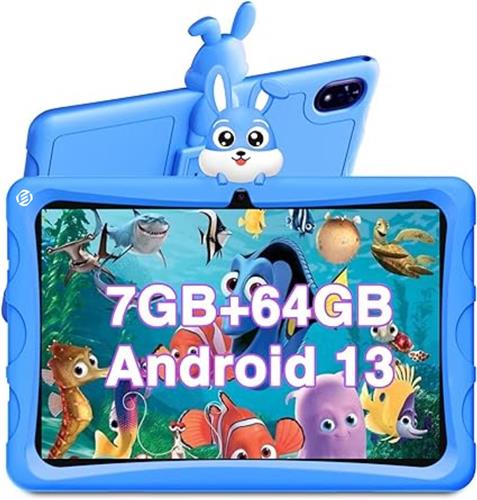 Equivera Kindertablet - Tablet voor Kinderen - Educatieve Tablet - Spelletjes - Ouderlijk Toezicht