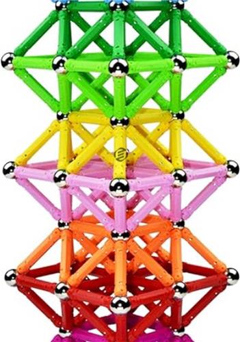 Equivera Magnetische Bouwstenen - Magnetische Bouwstenen - Magneet Bouwstenen - Magnetisch Speelgoed - Educatief Speelgoed - Constructie Speelgoed - Montessori Speelgoed