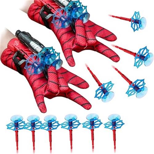 Equivera Webshooter Spiderman - Webshooter Spiderman - Webshooter - Spiderman Handschoen - Webshooter Handschoen - Speelgoed Handschoen