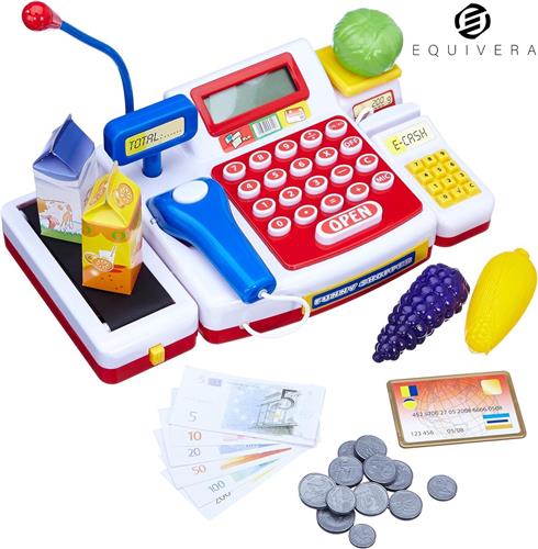 Equivera Speelgoed Kassa - Speelgoedkassa - Speelgoedkassa Kinderen - Cadeau voor Kinderen