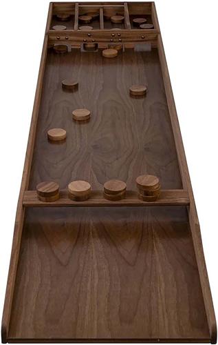 Sjoelbak Walnoot Netto - Wedstrijd Sjoelbak - Hout - Bruin