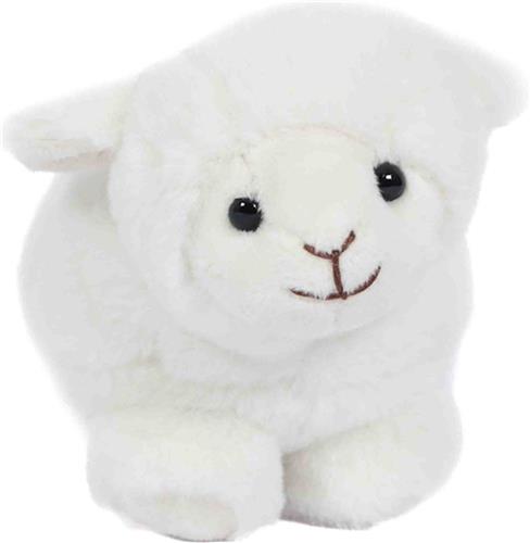 PIA Soft Toys - Pluche Knuffeldier - Schaap in balvorm - 15 cm