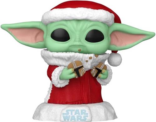 Star Wars The Mandalorian - Grogu (Holiday) vinylfiguur 747 Funko Pop! meerkleurig