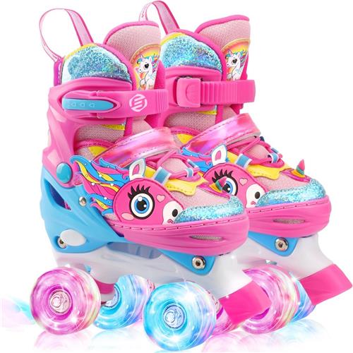 Equivera Rolschaatsen Meisjes - Skeelers Meisjes - Rolschaatsen Kinderen - Cadeautip voor uw kind!