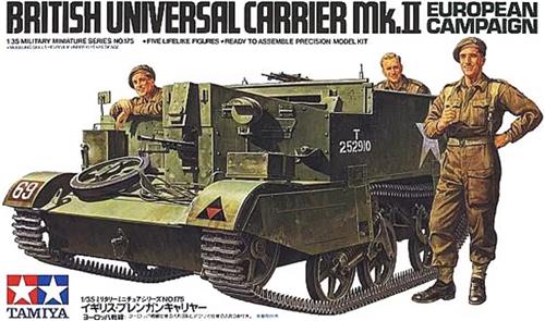 1:35 Tamiya 35175 British Universal Carrier Mk.II - European Campaign Plastic Modelbouwpakket