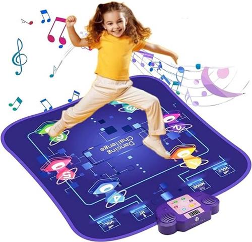 Equivera Dansmat - Dansmat - Dansmat voor Kinderen - Muziekmat - Muziekmat voor Kinderen - Speelgoed voor Kinderen - Educatief Speelgoed