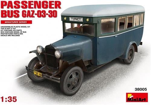 Miniart - Passanger Bus Gaz-03-30 (Min38005) - modelbouwsets, hobbybouwspeelgoed voor kinderen, modelverf en accessoires