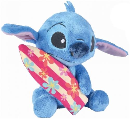 Disney - Lilo & Stitch - Stitch met surfplank - 35cm - Knuffel - Pluche