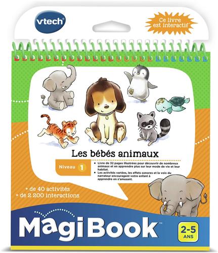 VTECH - Magibook Interactive Book - Animal Babies