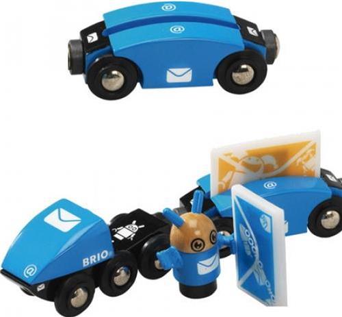 BRIO Treinset Treinbaan Emo's transporter - Hout