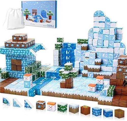 Equivera Magnetische Bouwstenen - Magnetische Bouwstenen - Magneet Bouwstenen - Magnetisch Speelgoed - Educatief Speelgoed - Constructie Speelgoed - Montessori Speelgoed