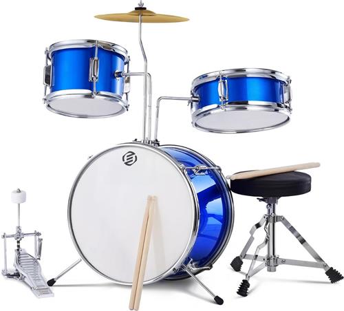 Equivera Kinder Drumstel - Drumstel voor Kinderen - Muziekinstrumenten - Kinderspeelgoed - Speelgoed Drumstel - Kinder Trommel - Kinder Drumstel Speelgoed - Kinderdrumstel - Peuter Drumstel - Cadeautip voor uw kind!