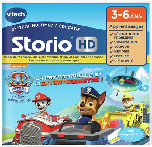 Vtech Storio Game: Paw Patrol - De Pups Redden Een Ruimteschip (fr)