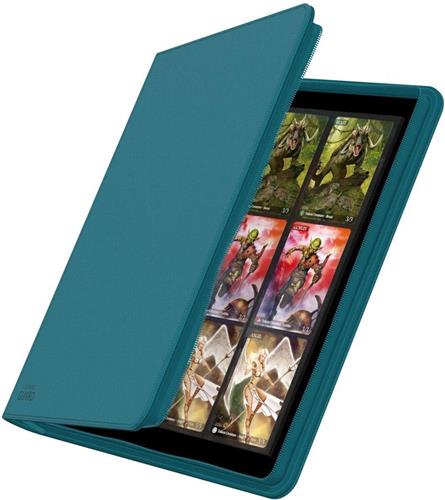 Zipfolio Portfolio 480 - 24-Pocket XenoSkin (Quadrow) Petrol Blauw