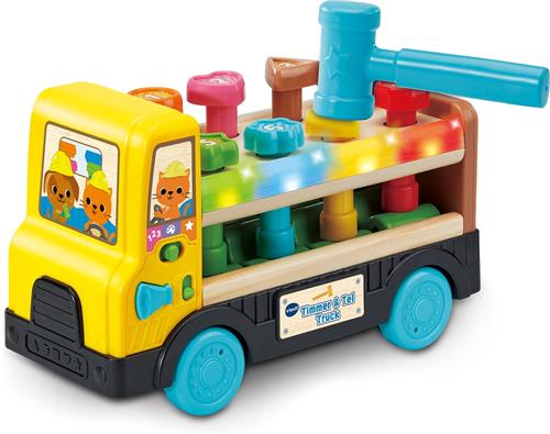 VTech Timmer & Tel Truck - Educatief Speelgoed - Maak Kennis met Vormen, Cijfers & Kleuren - Kinderspeelgoed 1.5 tot 4 Jaar